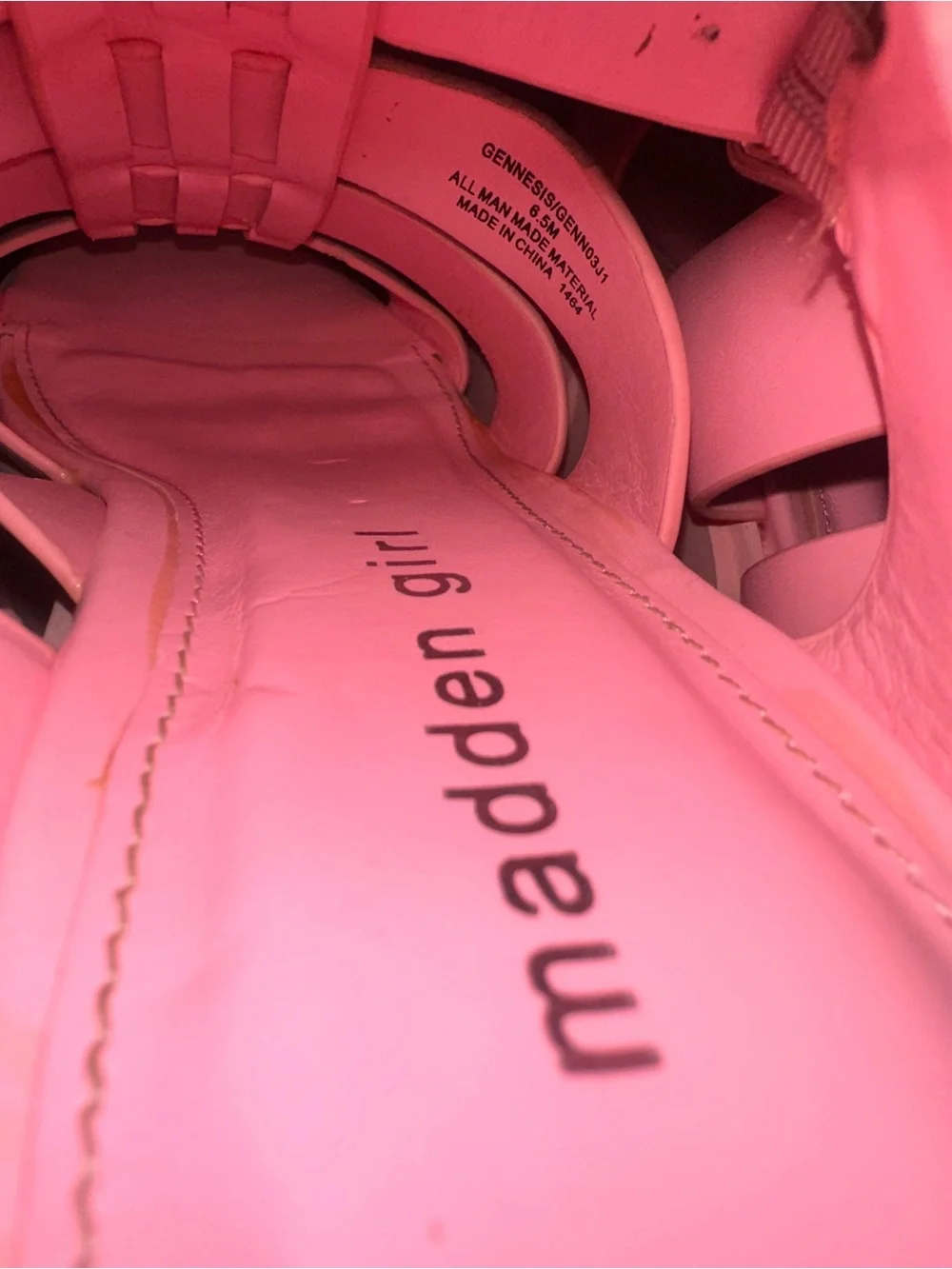 Madden Girl Bubblegum Pink Chunky Platform Sandals